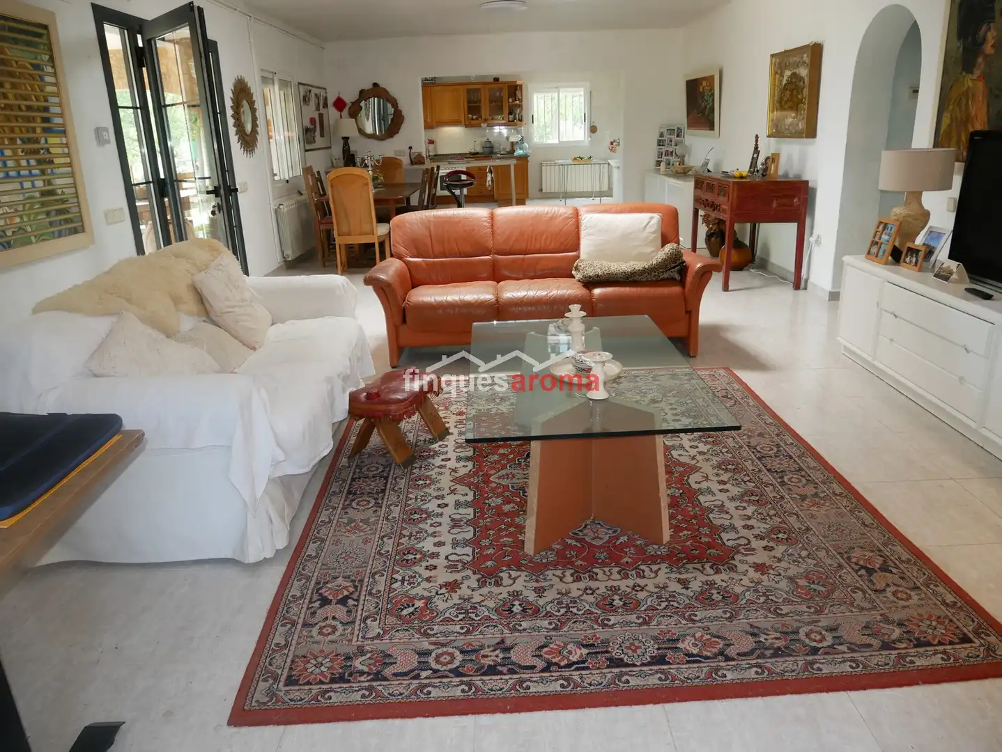 Sala d'estar de Casa o xalet en venda en Alió amb Aire condicionat, Calefacció i Jardí privat