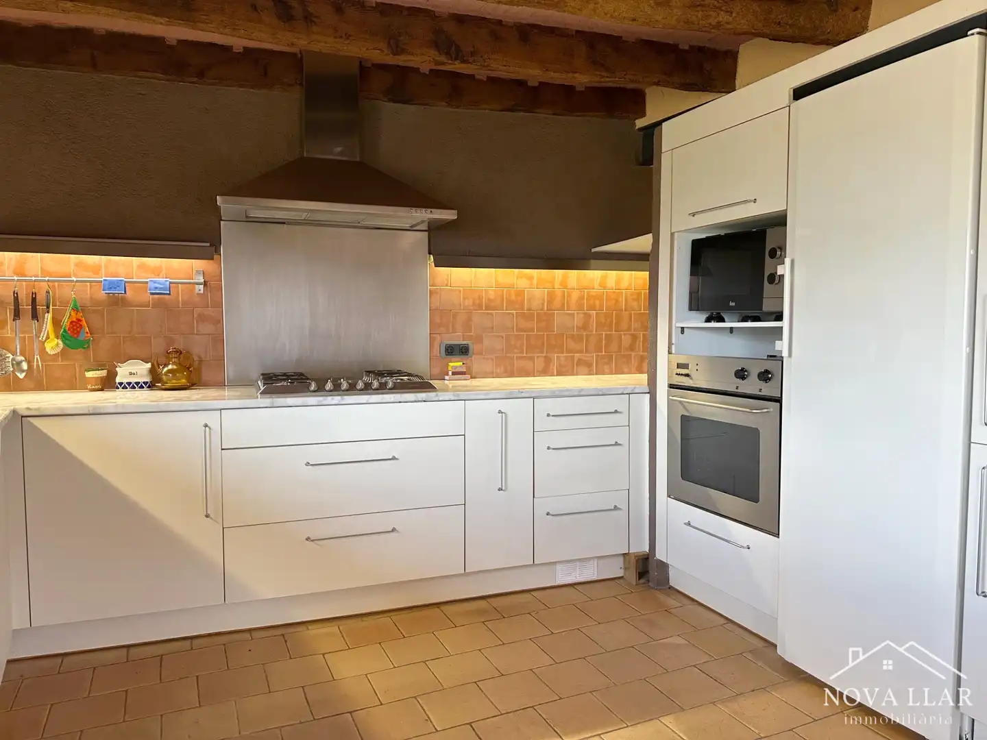 Cocina de Finca rústica en venta en Les Llosses con Calefacción, Jardín privado y Parquet