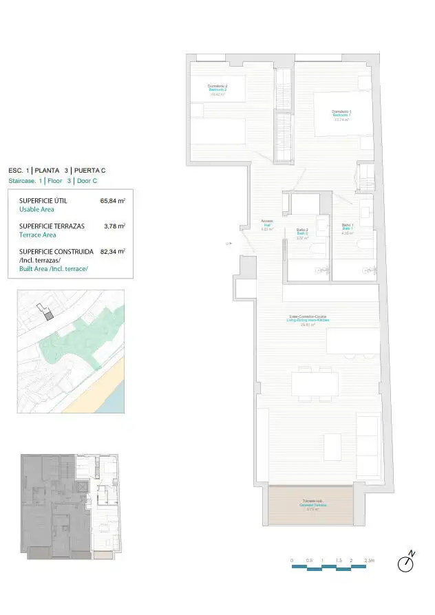 Apartament amb terrassa en venda a Centro Urbano, imagen 11