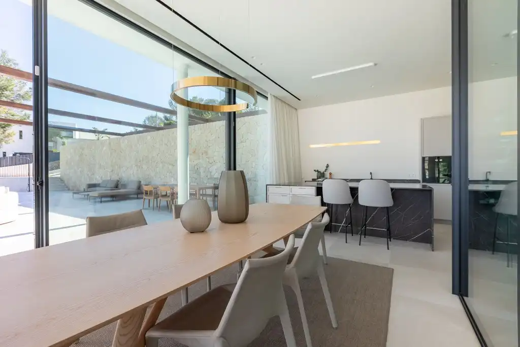 Menjador de Casa o xalet en venda en  Palma de Mallorca amb Aire condicionat, Calefacció i Jardí privat