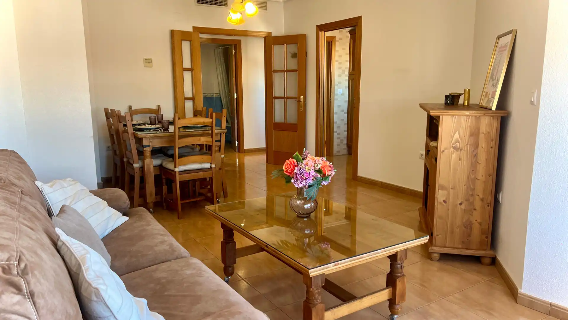 Sala de estar de Piso de alquiler en Dolores con Aire acondicionado, Trastero y Amueblado