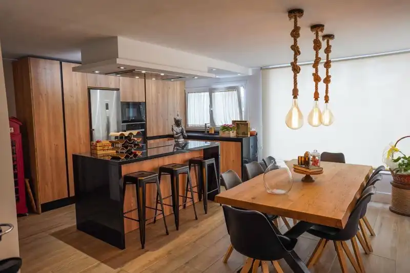 Kitchen of Detached homes for sale in Benalmádena  with Air Conditioner, Terrace and Swimming Pool