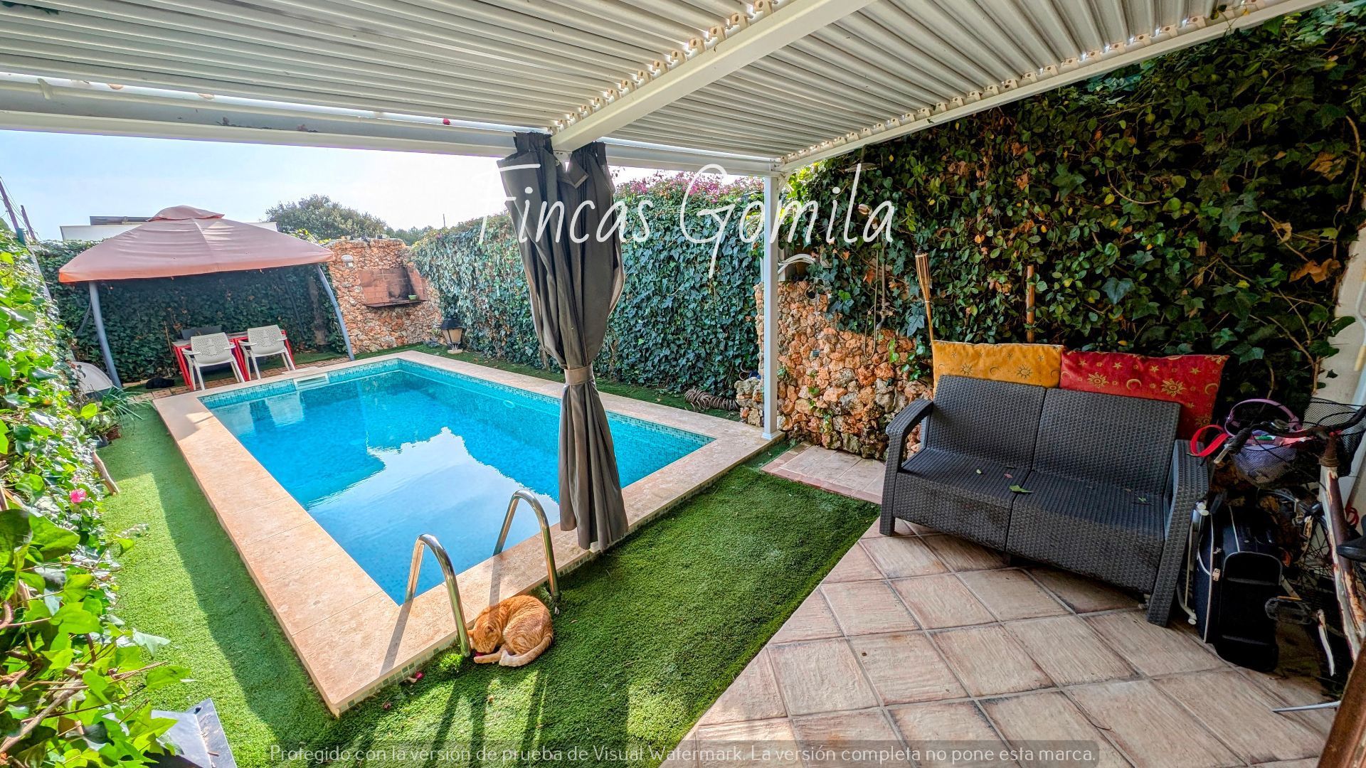 Swimming pool of House or chalet for sale in Maó  with Air Conditioner, Heating and Private garden