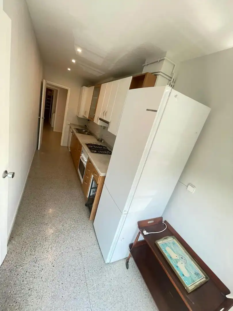 Küche von Wohnung zur Miete in Barcelona mit Heizung, Möbliert und Waschmaschine