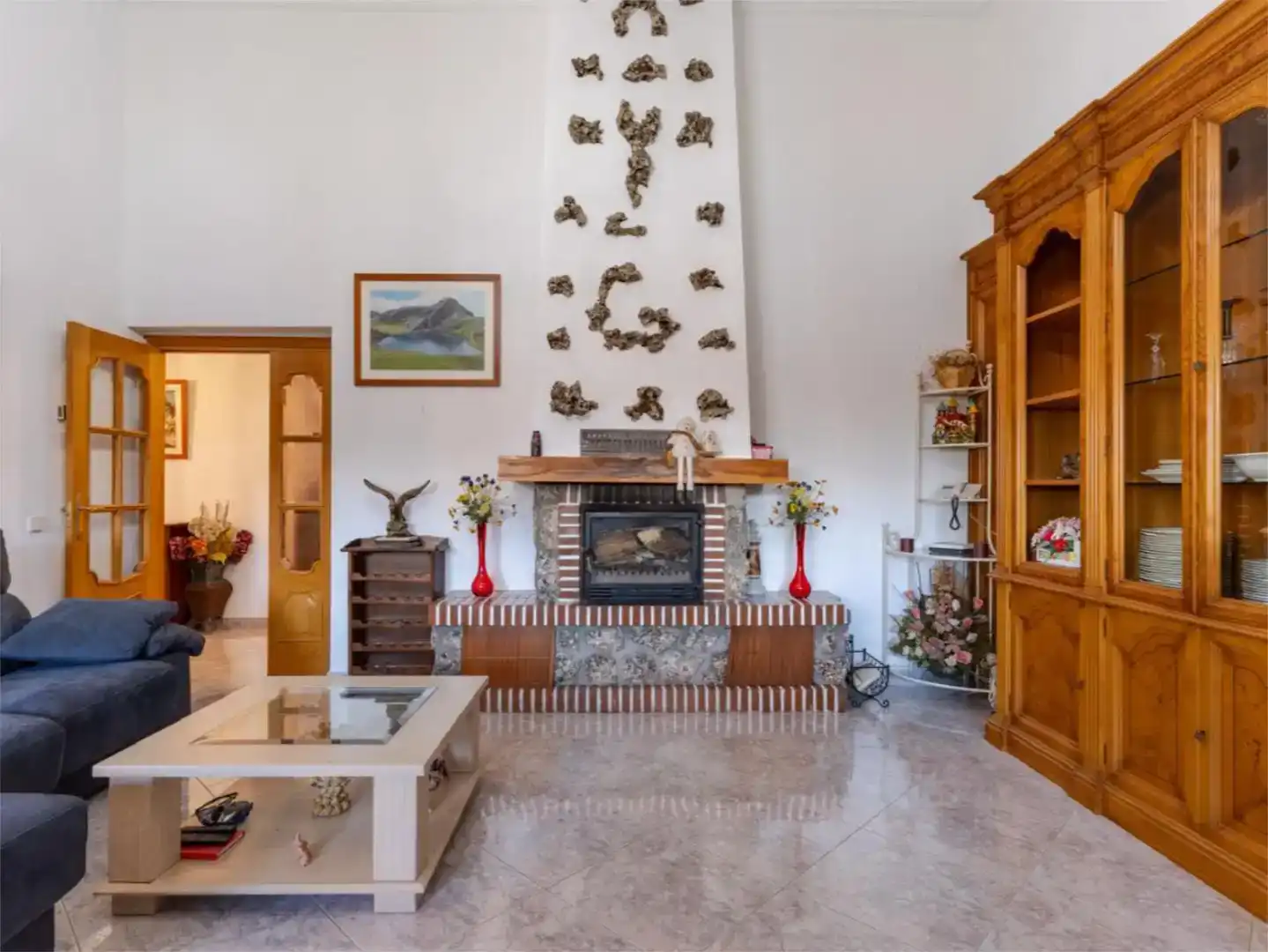 Sala de estar de Casa o chalet en venta en Tres Cantos con Piscina