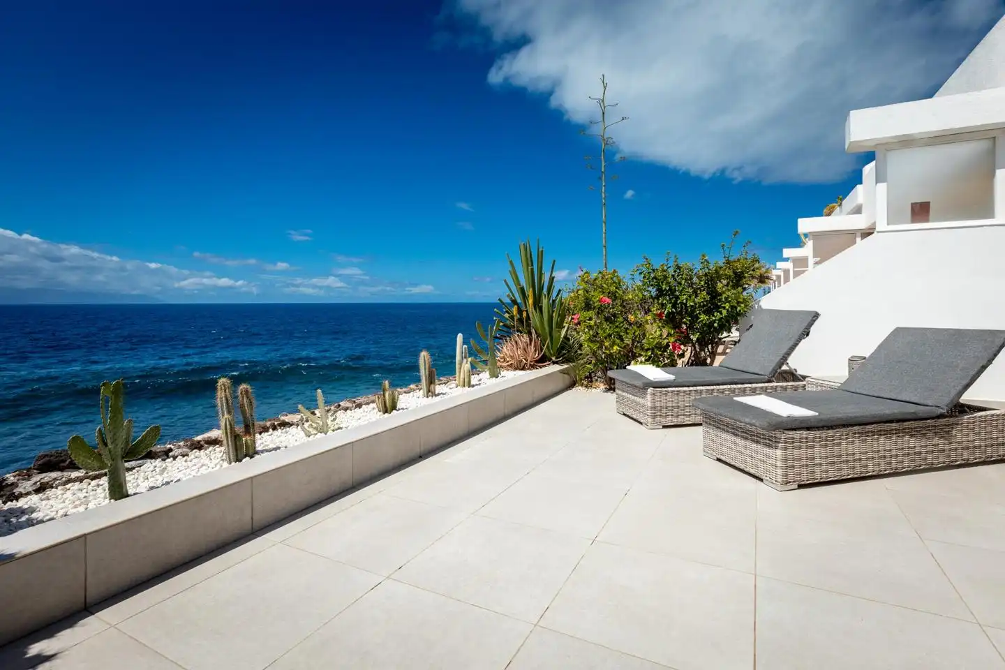 Terrassa de Planta baixa en venda en Santiago del Teide amb Jardí privat, Terrassa i Piscina