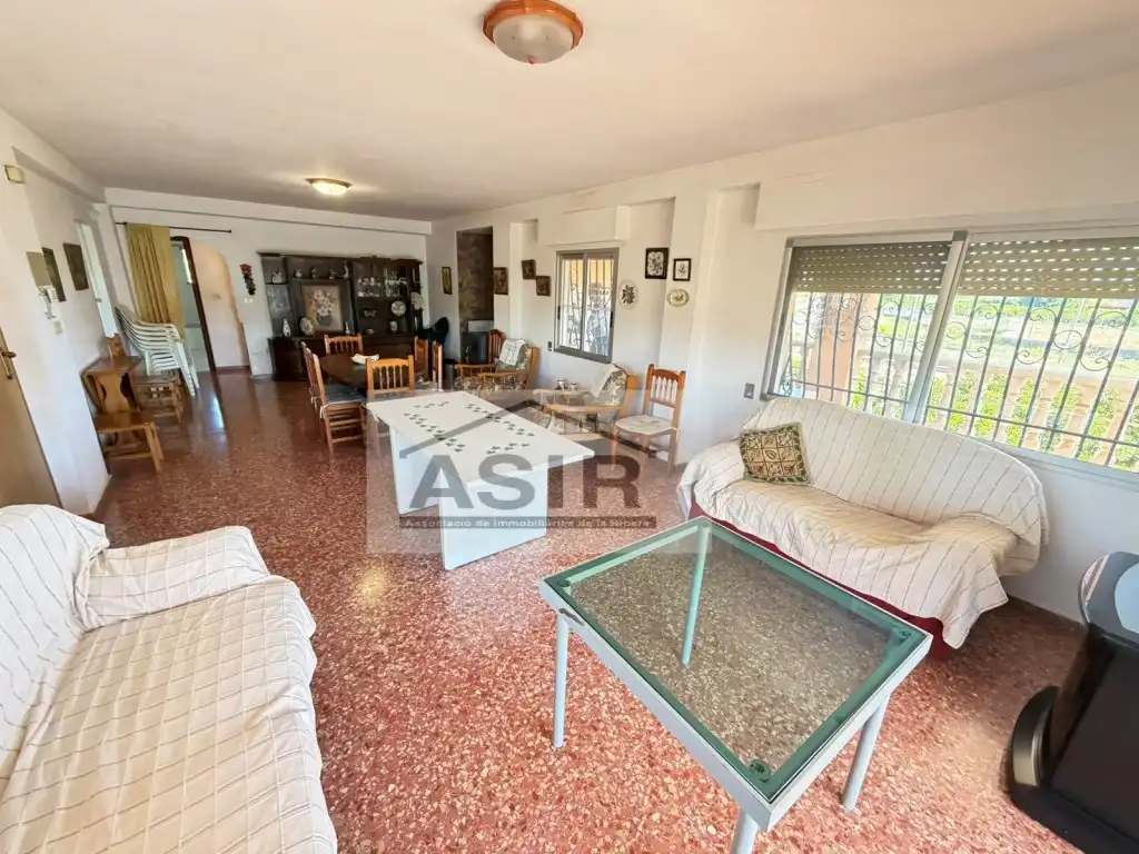 Sala de estar de Casa o chalet en venta en Alzira con Terraza y Piscina