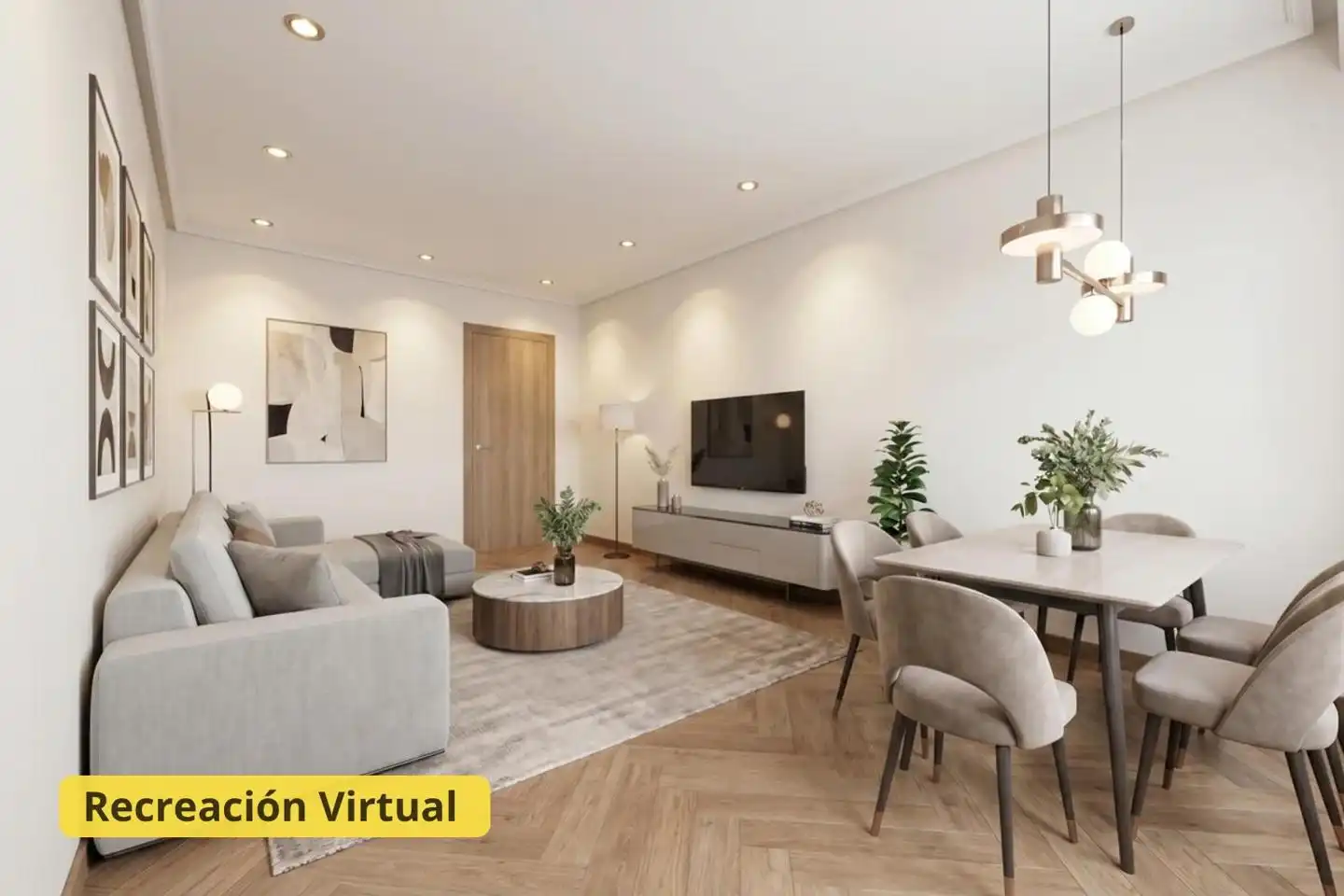 Living room of Flat for sale in Ávila  with Heating, Parquet flooring and Furnished