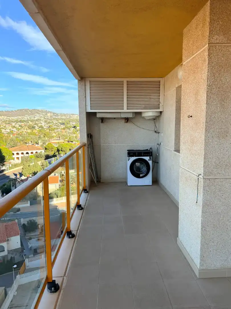 Terraza de Apartamento en venta en Calpe / Calp con Aire acondicionado, Terraza y Amueblado