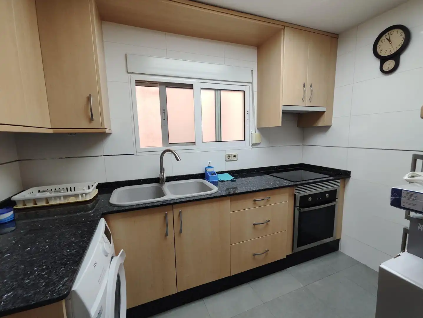 Küche von Wohnung zur Miete in Valencia mit Klimaanlage, Heizung und Möbliert