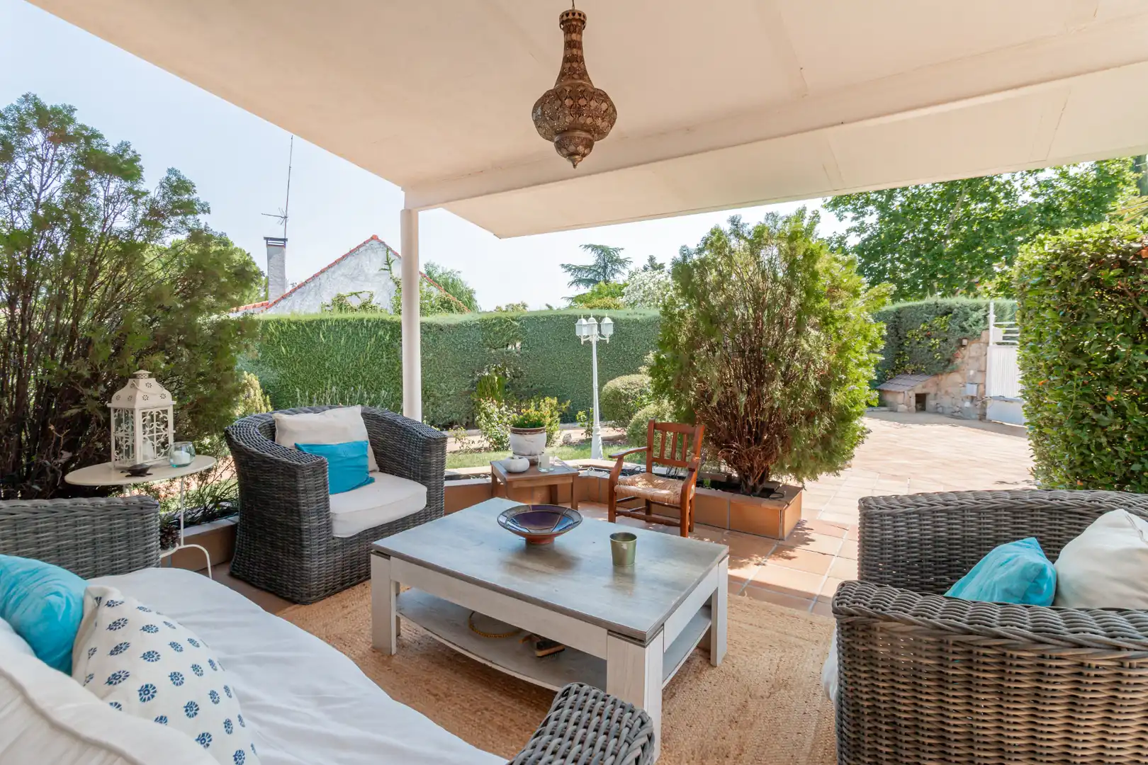 Terrassa de Casa o xalet en venda en Las Rozas de Madrid amb Calefacció, Jardí privat i Parquet