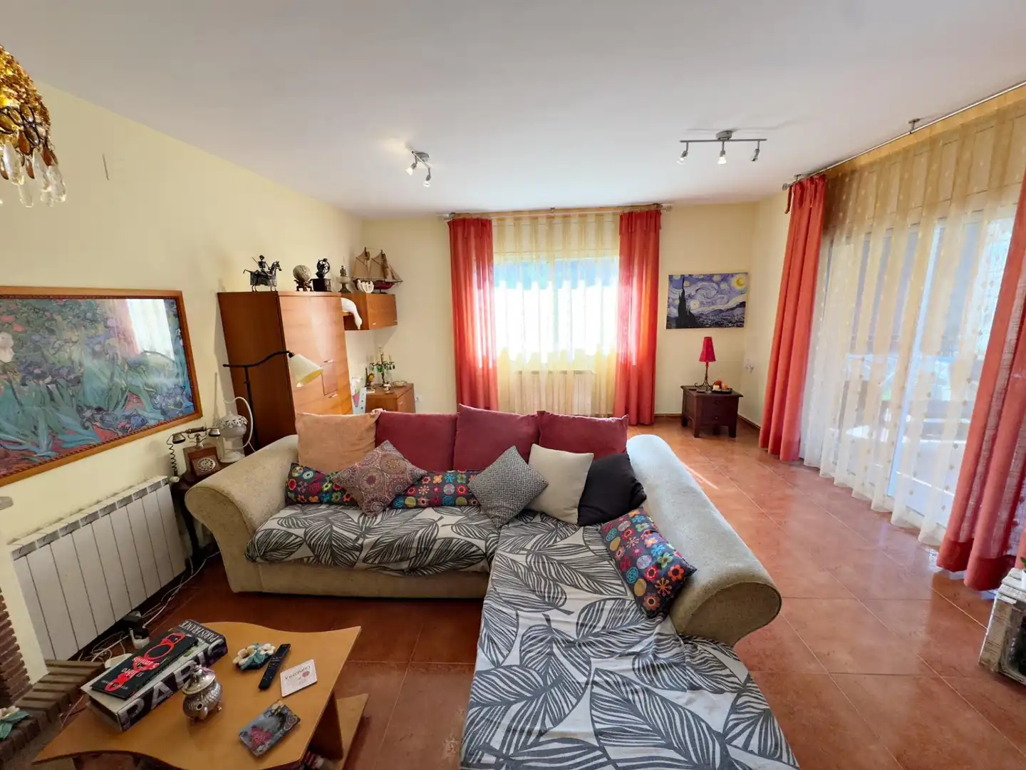 Living room of Houses for sale in Vallirana  with Heating, Private garden and Terrace