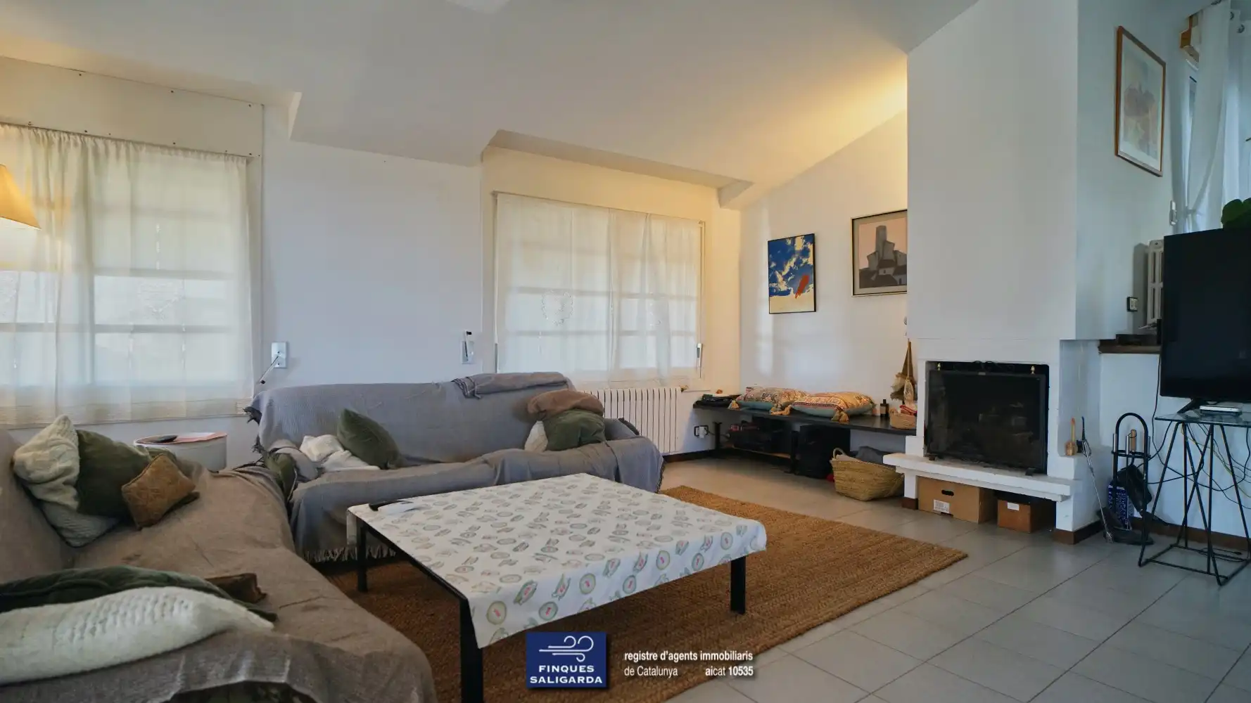 Sala de estar de Casa o chalet en venta en L'Ametlla del Vallès con Calefacción, Terraza y Trastero