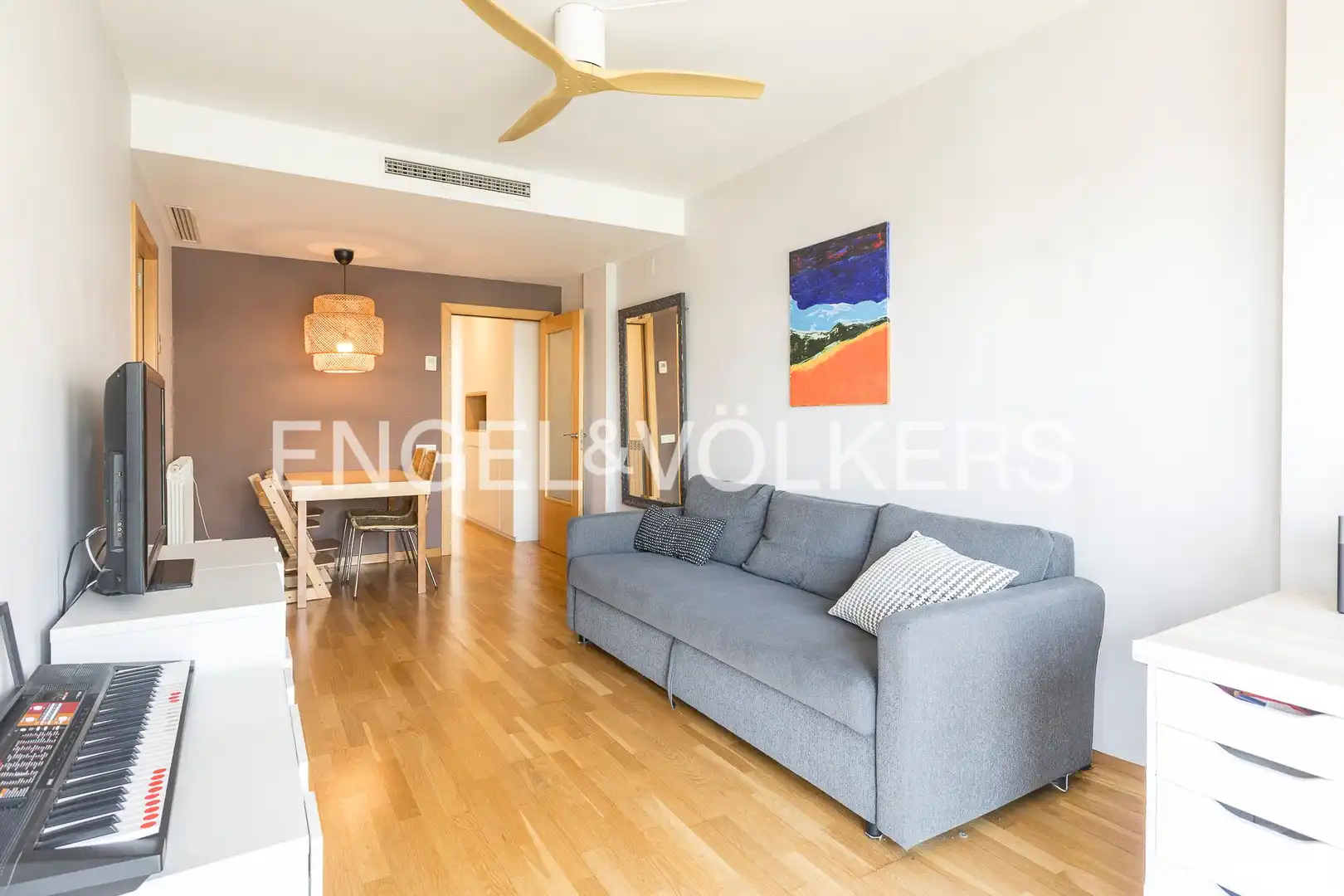 Living room of Flat for sale in Barcelona  with Air Conditioner, Heating and Private garden