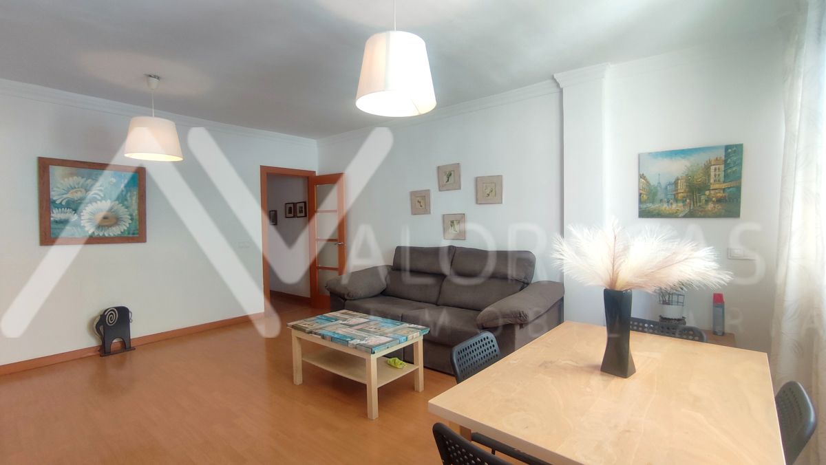 Sala de estar de Piso de alquiler en Málaga Capital con Aire acondicionado, Amueblado y Horno