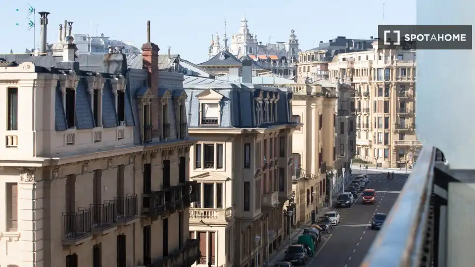 Außenansicht von Wohnungen zur untervermieten in Donostia - San Sebastián  mit Klimaanlage, Heizung und Terrasse