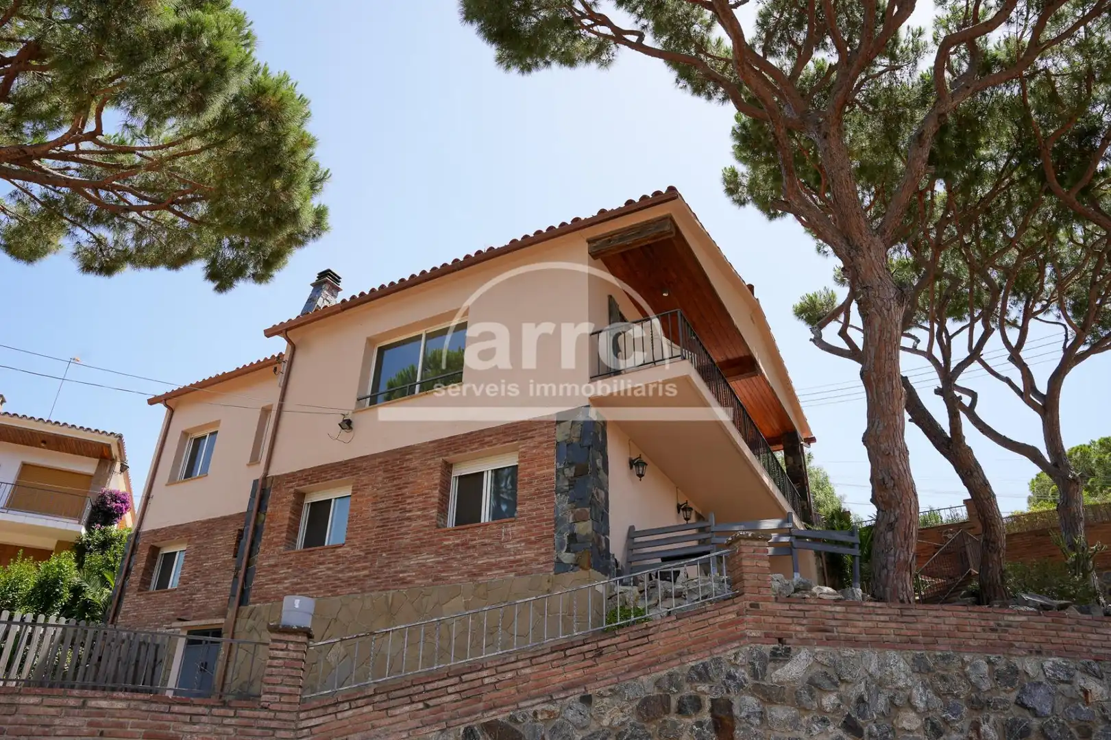 Exterior view of Houses for sale in Cabrils  with Heating, Private garden and Parquet flooring