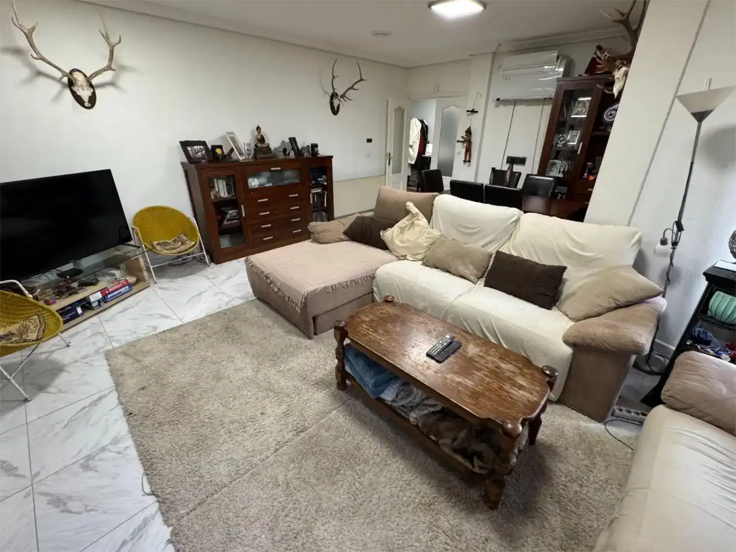 Sala de estar de Casa o chalet en venta en Bargas con Aire acondicionado, Trastero y Piscina