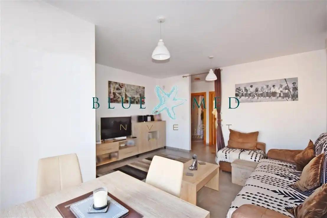 Sala de estar de Casa o chalet en venta en Mazarrón con Aire acondicionado, Calefacción y Terraza