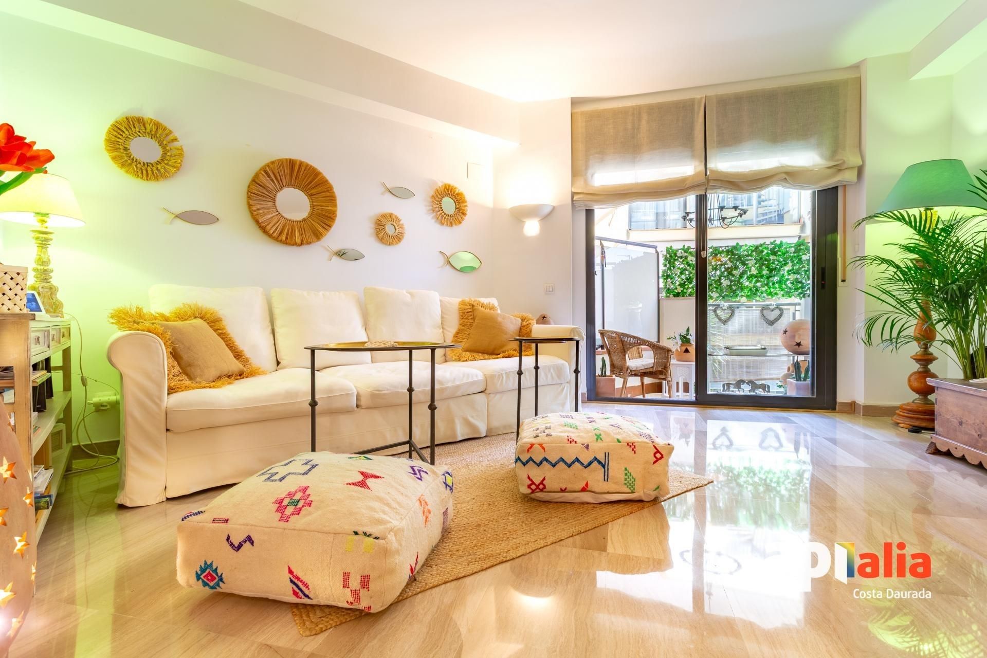 Living room of Flat for sale in Altafulla  with Heating and Terrace
