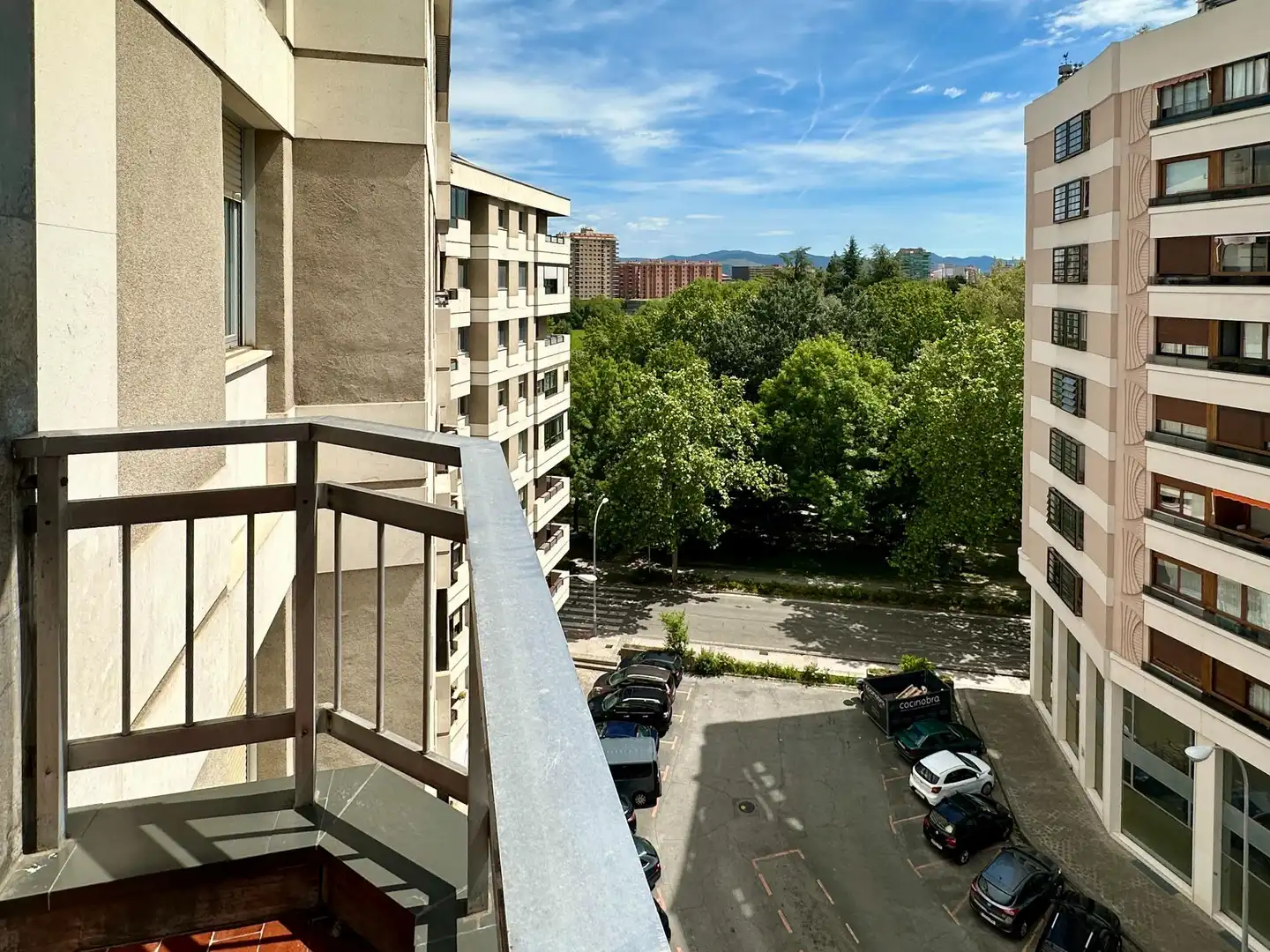 Balcony of Flat for sale in  Pamplona / Iruña  with Heating and Parquet flooring