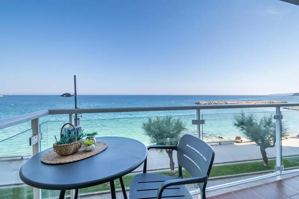 Terrace of Flat for rent in Calonge i Sant Antoni  with Air Conditioner, Heating and Terrace