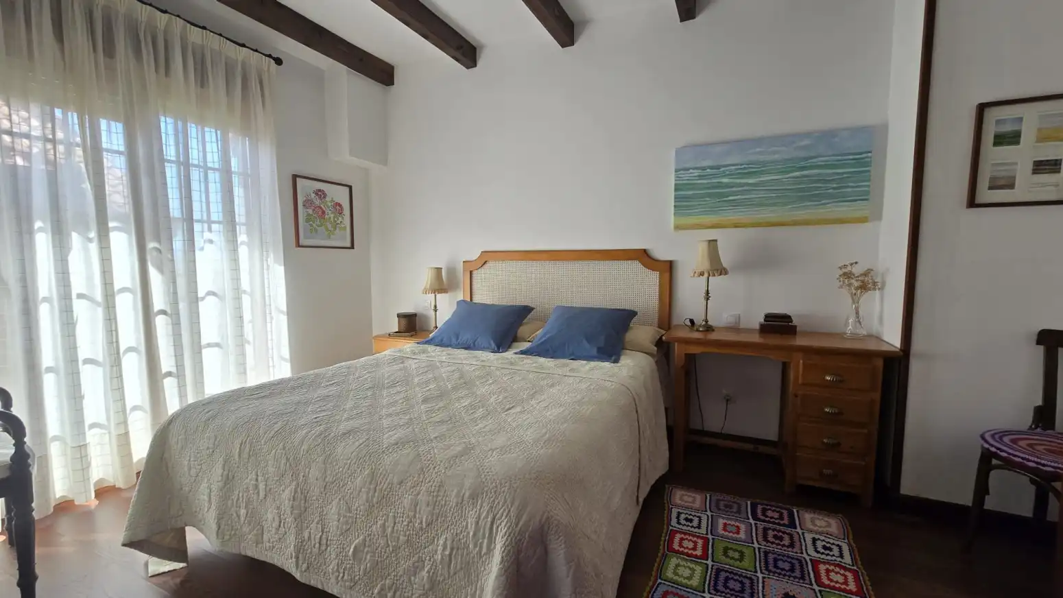 Bedroom of Detached homes for sale in Suances  with Heating, Parquet flooring and Terrace