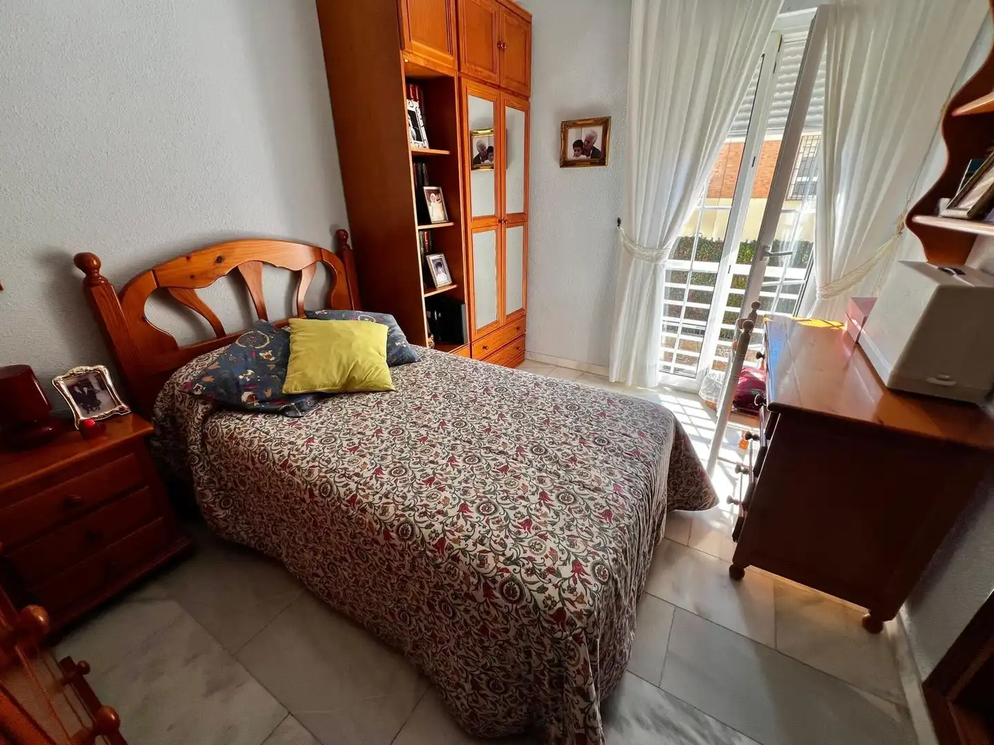 Bedroom of Flat for sale in Málaga  with Air Conditioner and Terrace