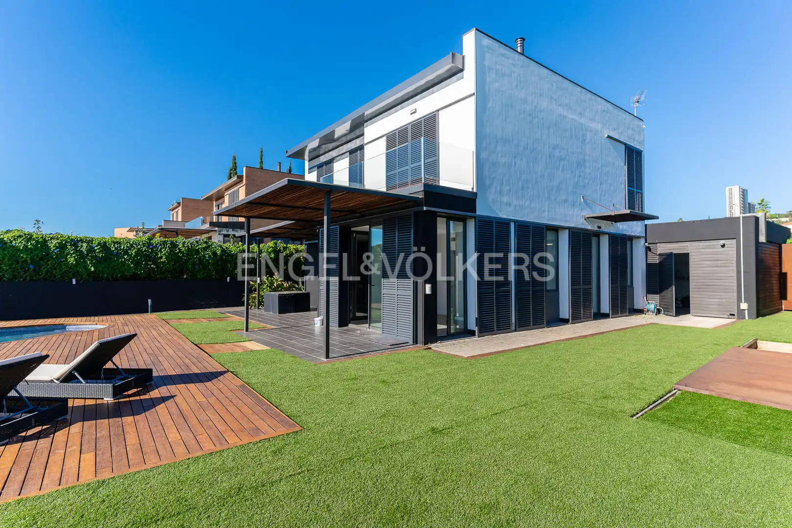 Terraza de Casa o chalet en venta en Sant Vicenç de Montalt con Calefacción, Jardín privado y Parquet