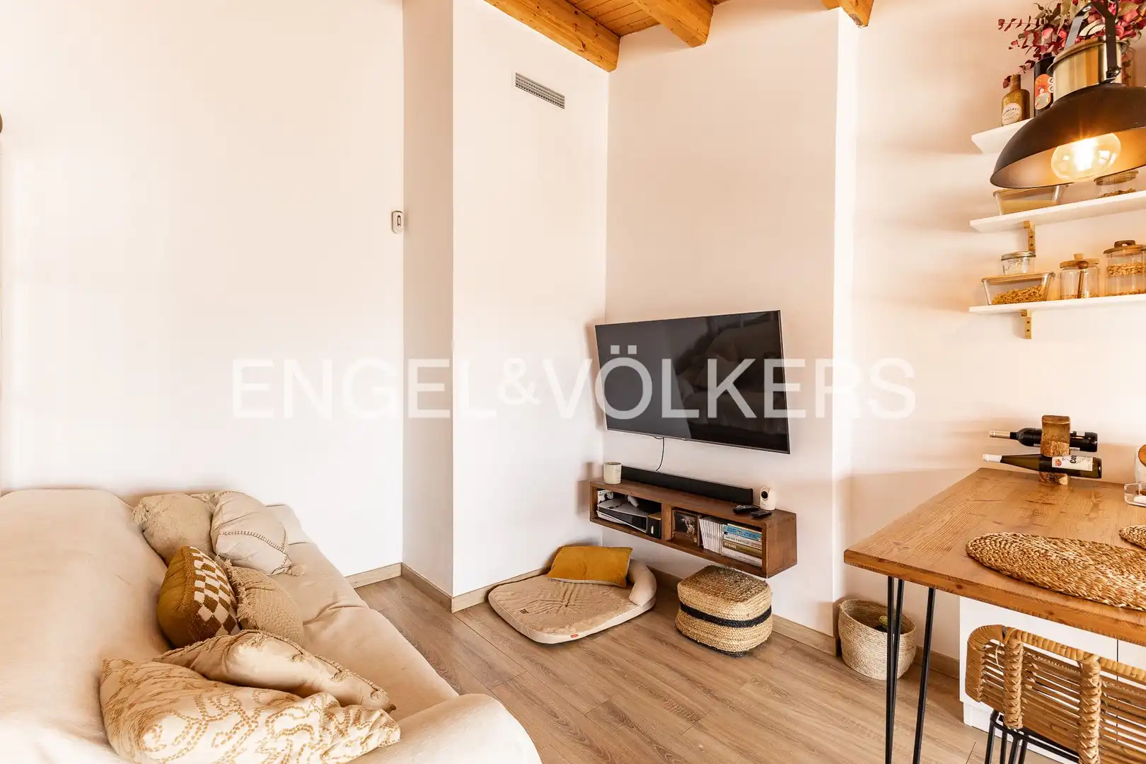 Sala de estar de Piso en venta en Mataró con Aire acondicionado, Calefacción y Terraza