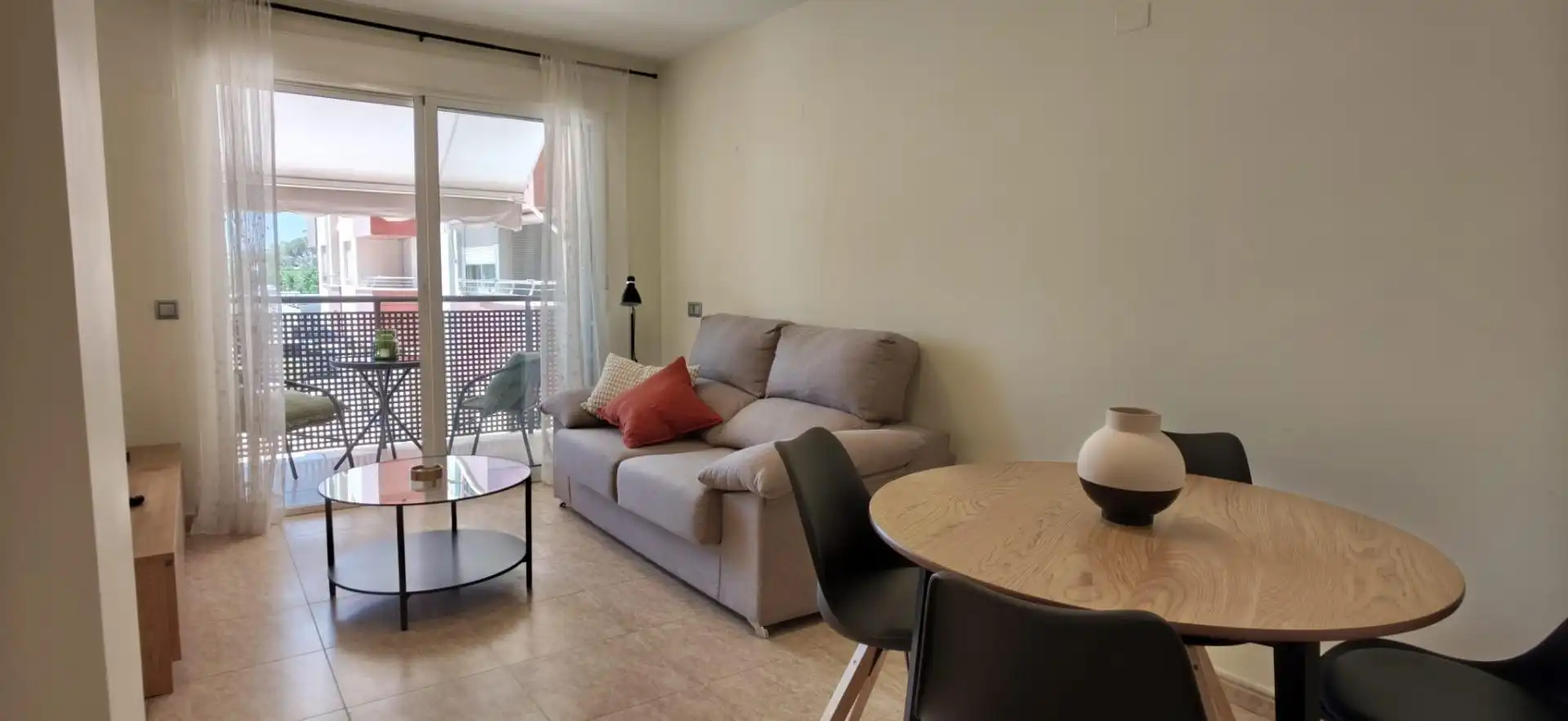 Wohnzimmer von Wohnung zur Miete in Murcia mit Klimaanlage, Abstellraum und Möbliert