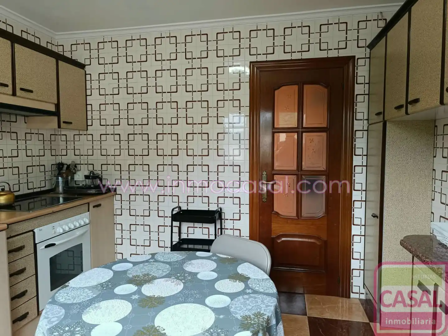 Kitchen of Flat for rent in Aller  with Heating, Terrace and Storage room