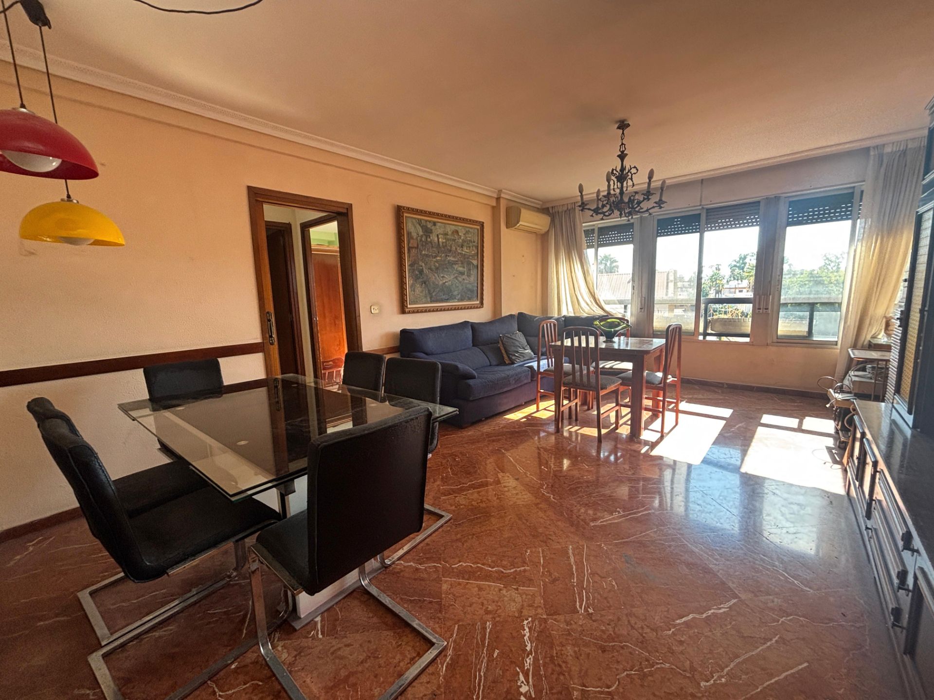 Exterior view of Flat for sale in  Sevilla Capital  with Air Conditioner