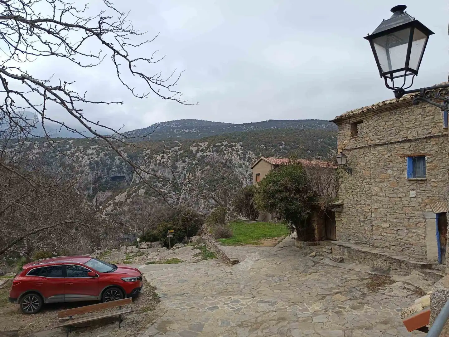 Vista exterior de Finca rústica en venta en Bierge con Calefacción, Terraza y Trastero