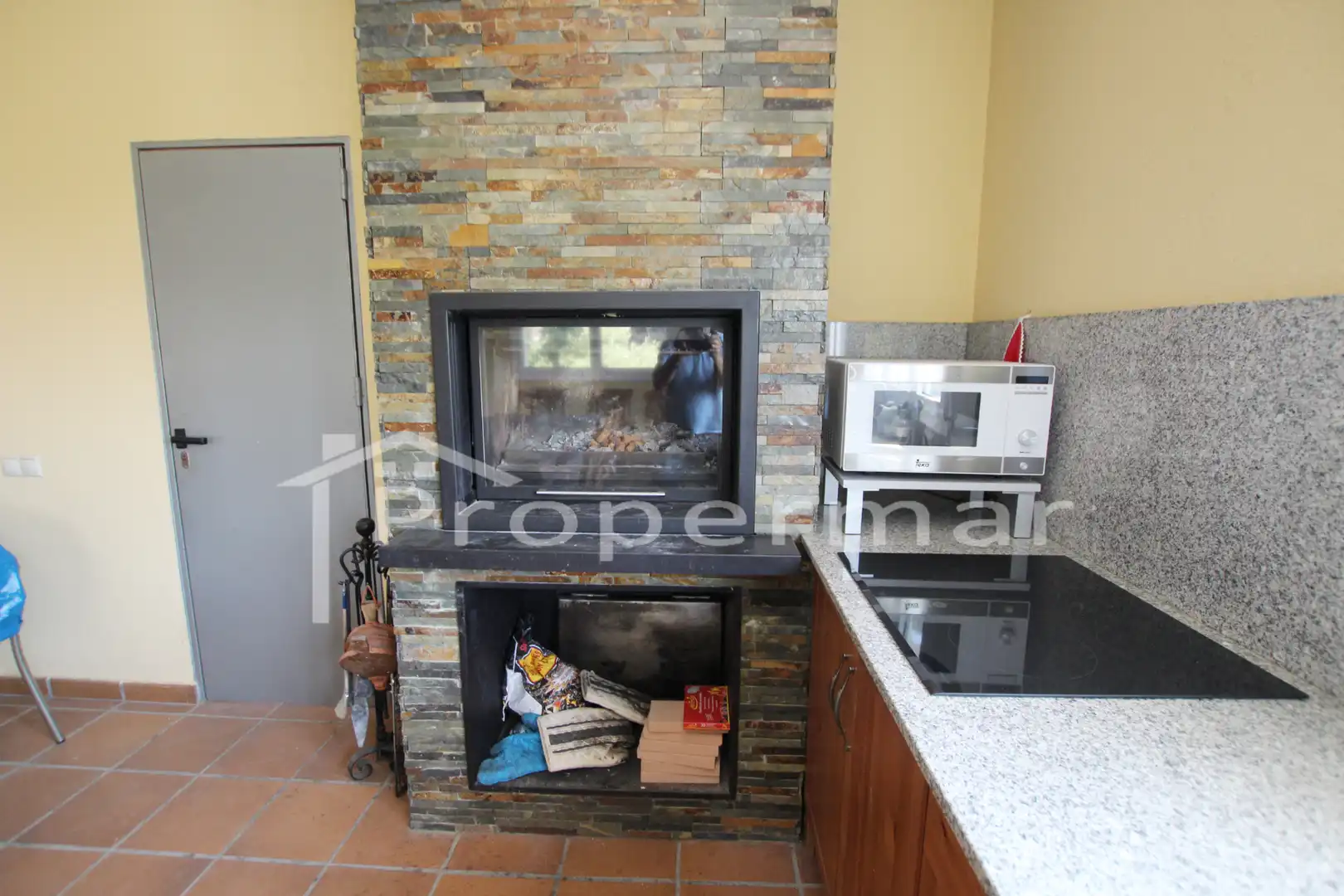 Cocina de Casa o chalet en venta en Sant Pere de Vilamajor con Calefacción, Jardín privado y Piscina