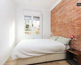Bedroom of Flat to share in  Barcelona Capital  with Air Conditioner, Heating and Terrace