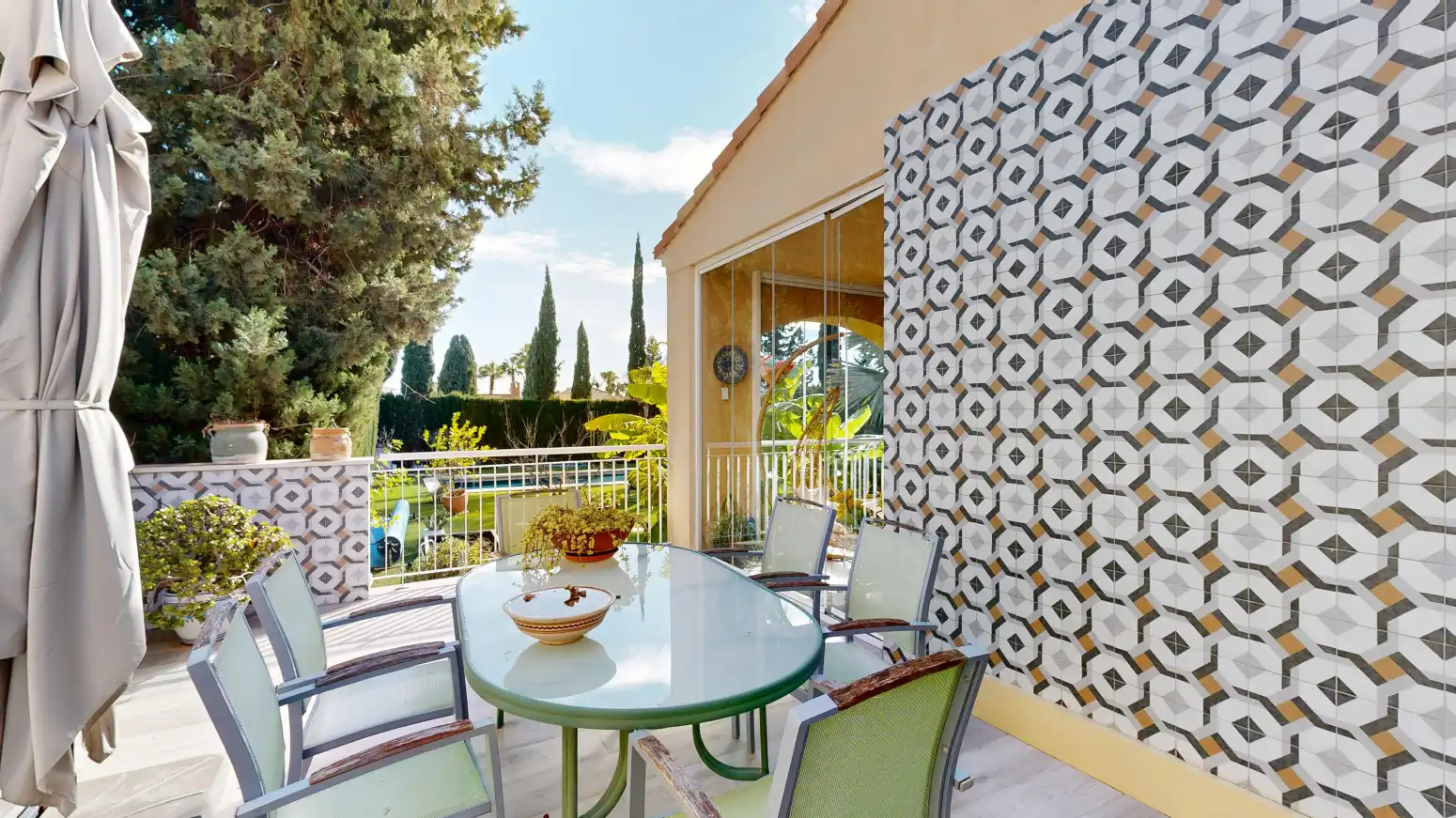 Terraza de Casa o chalet en venta en Murcia con Aire acondicionado, Calefacción y Jardín privado