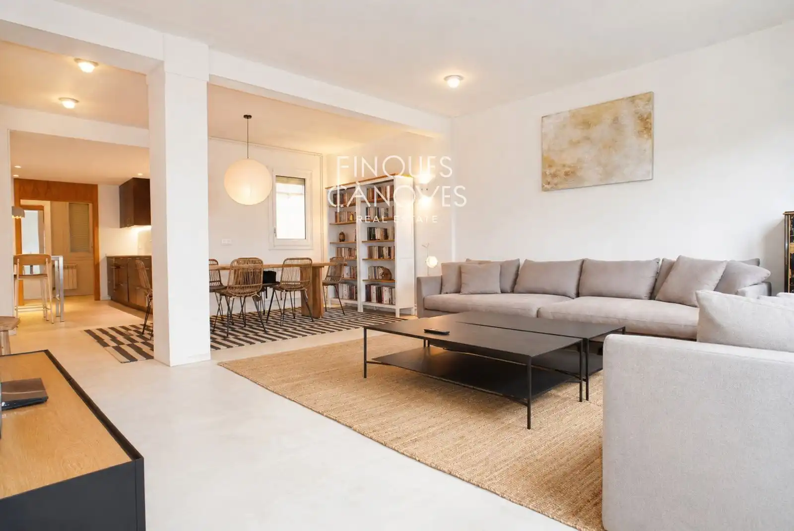 Sala de estar de Piso en venta en Girona con Aire acondicionado, Calefacción y Terraza