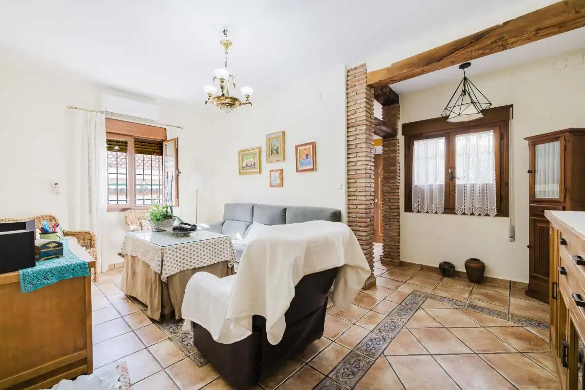 Sala d'estar de Casa o xalet en venda en Málaga amb Aire condicionat i Calefacció