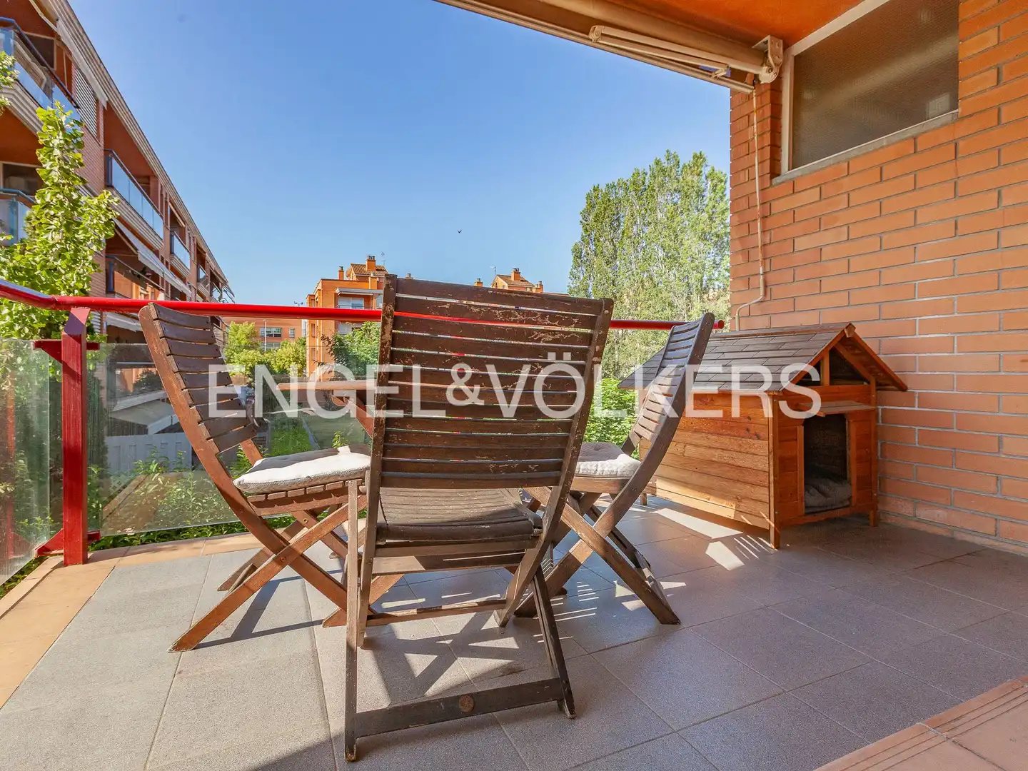 Terrassa de Pis de lloguer en Sant Cugat del Vallès amb Calefacció, Jardí privat i Parquet