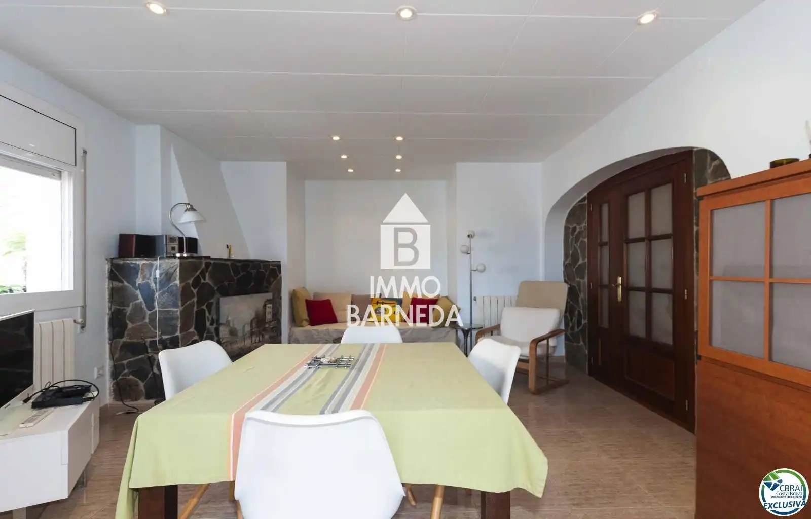 Dining room of Flat for sale in Roses  with Heating, Terrace and Storage room