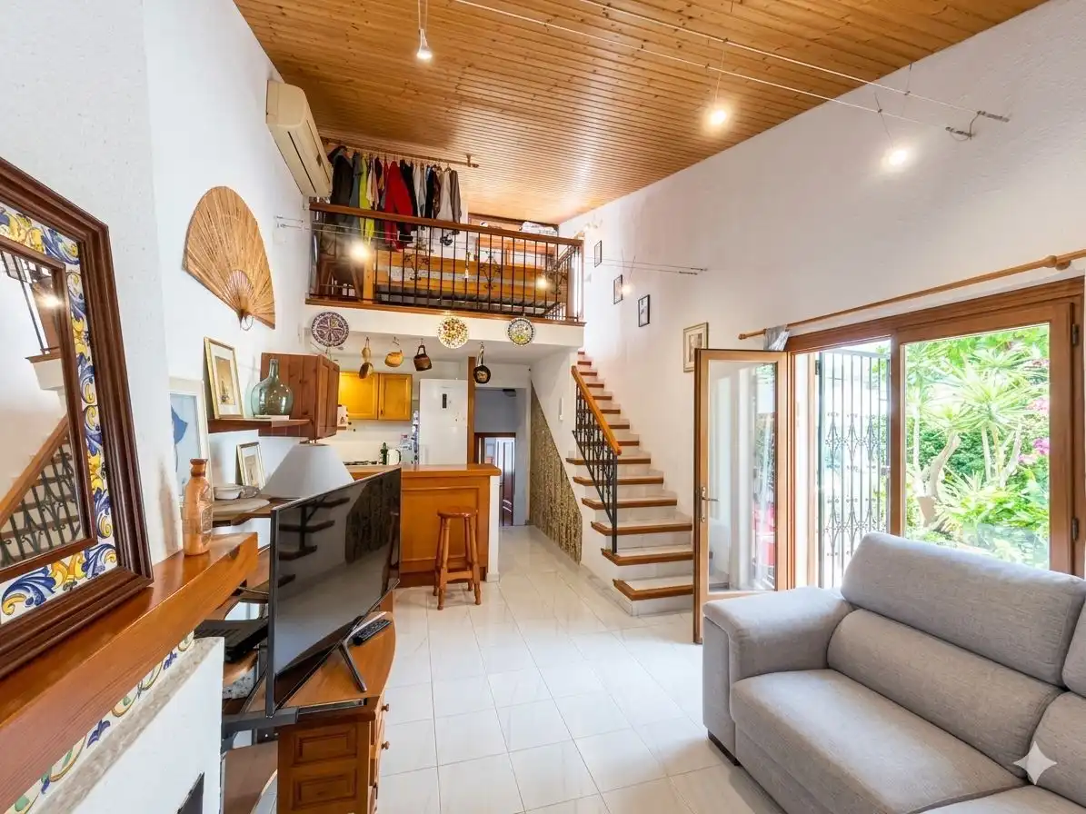 Living room of Detached homes for sale in Dénia  with Air Conditioner, Heating and Private garden