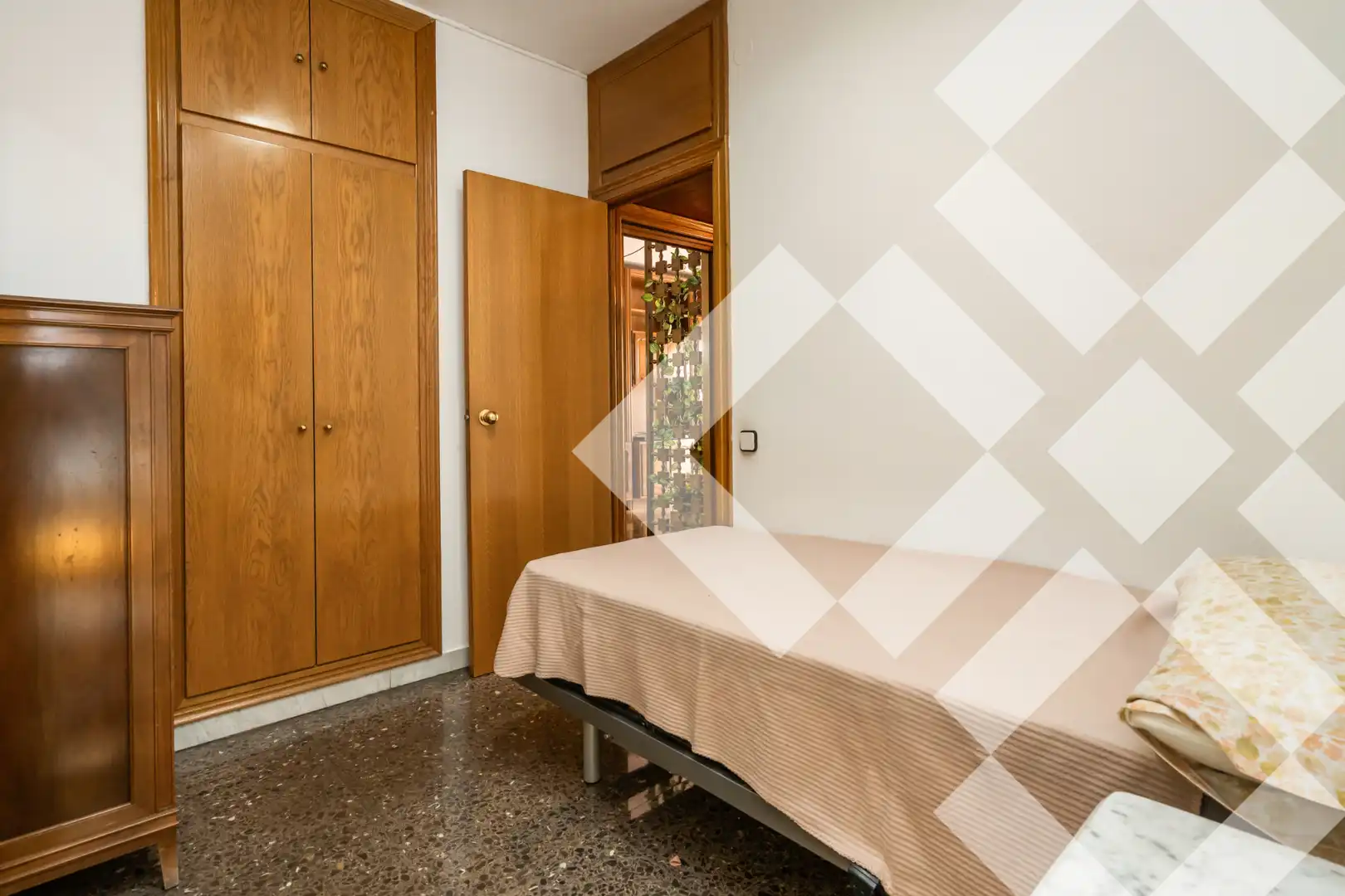 Bedroom of Flat for sale in Barcelona  with Air Conditioner, Terrace and Oven