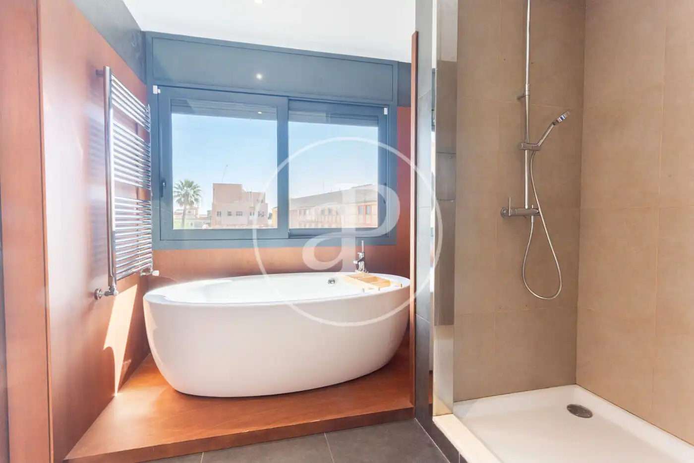 Bathroom of Detached homes for rent in Barcelona  with Air Conditioner, Heating and Private garden