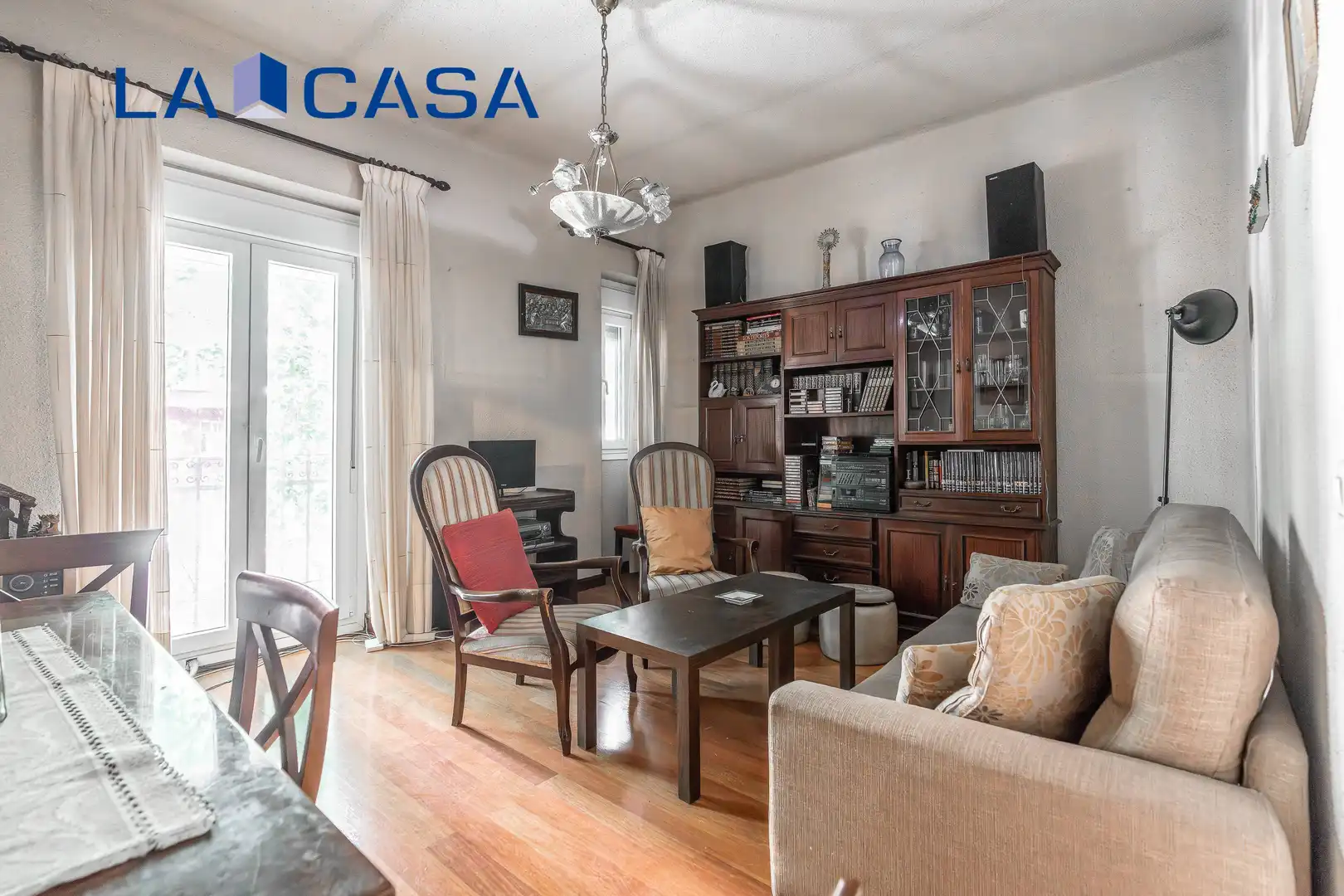 Sala de estar de Piso en venta en Madrid con Balcón