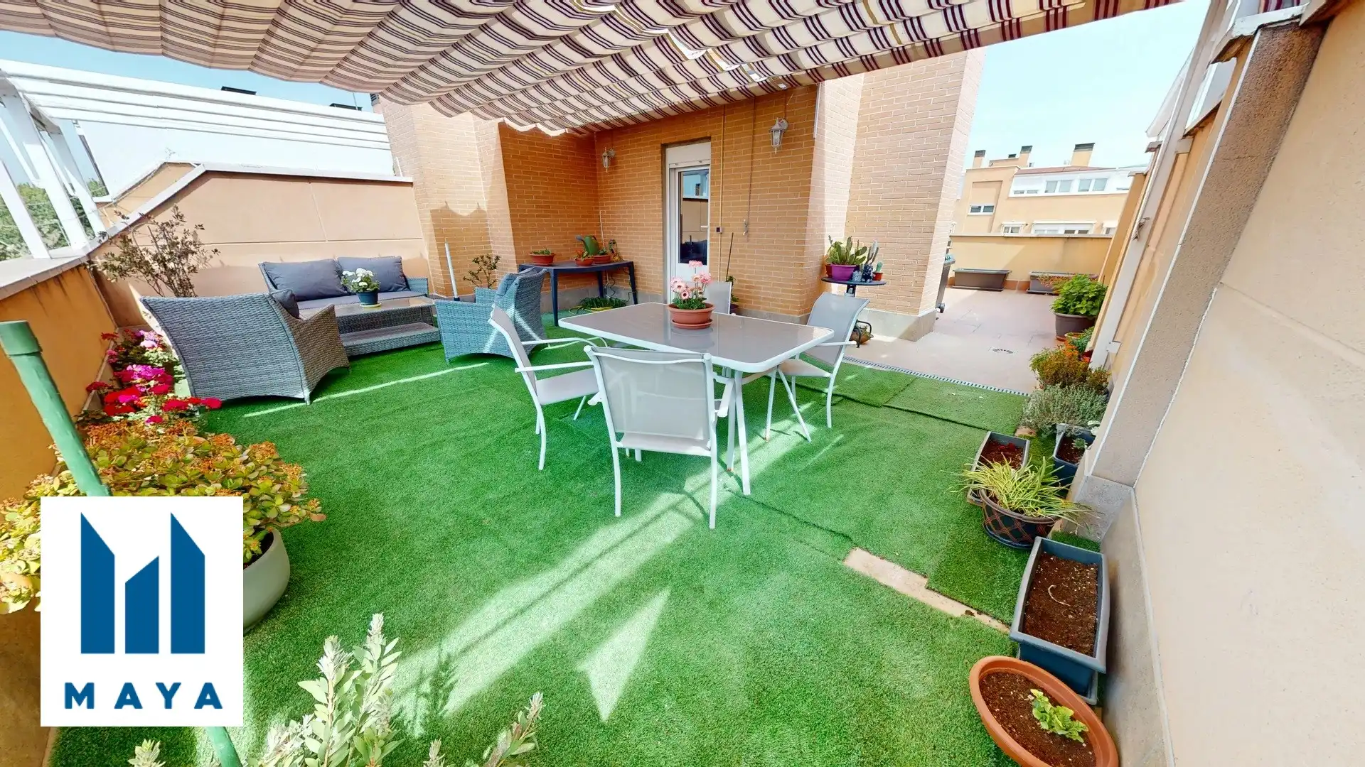 Terrasse von Dachboden zum Verkauf in Leganés mit Klimaanlage, Heizung und Terrasse