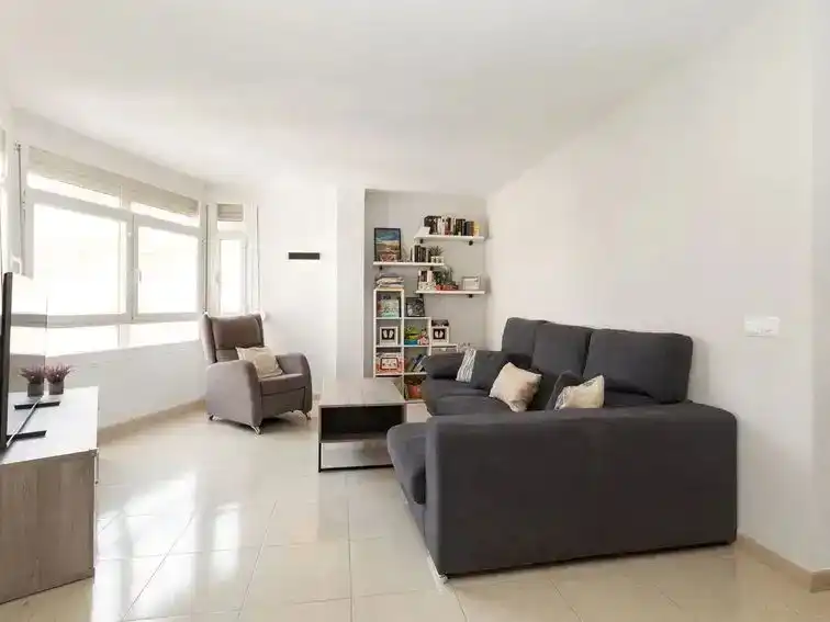 Sala d'estar de Pis en venda en  Palma de Mallorca amb Aire condicionat i Balcó