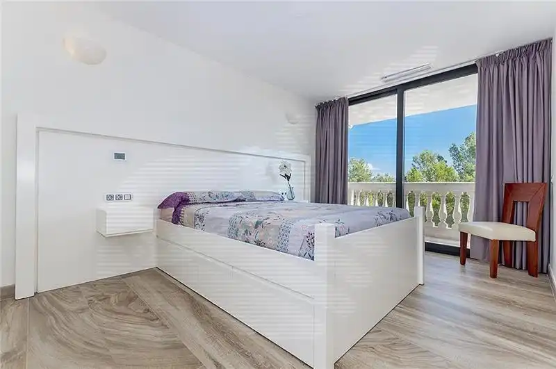 Schlafzimmer von Haus oder Chalet zur Miete in  Palma de Mallorca mit Klimaanlage, Heizung und Privatgarten