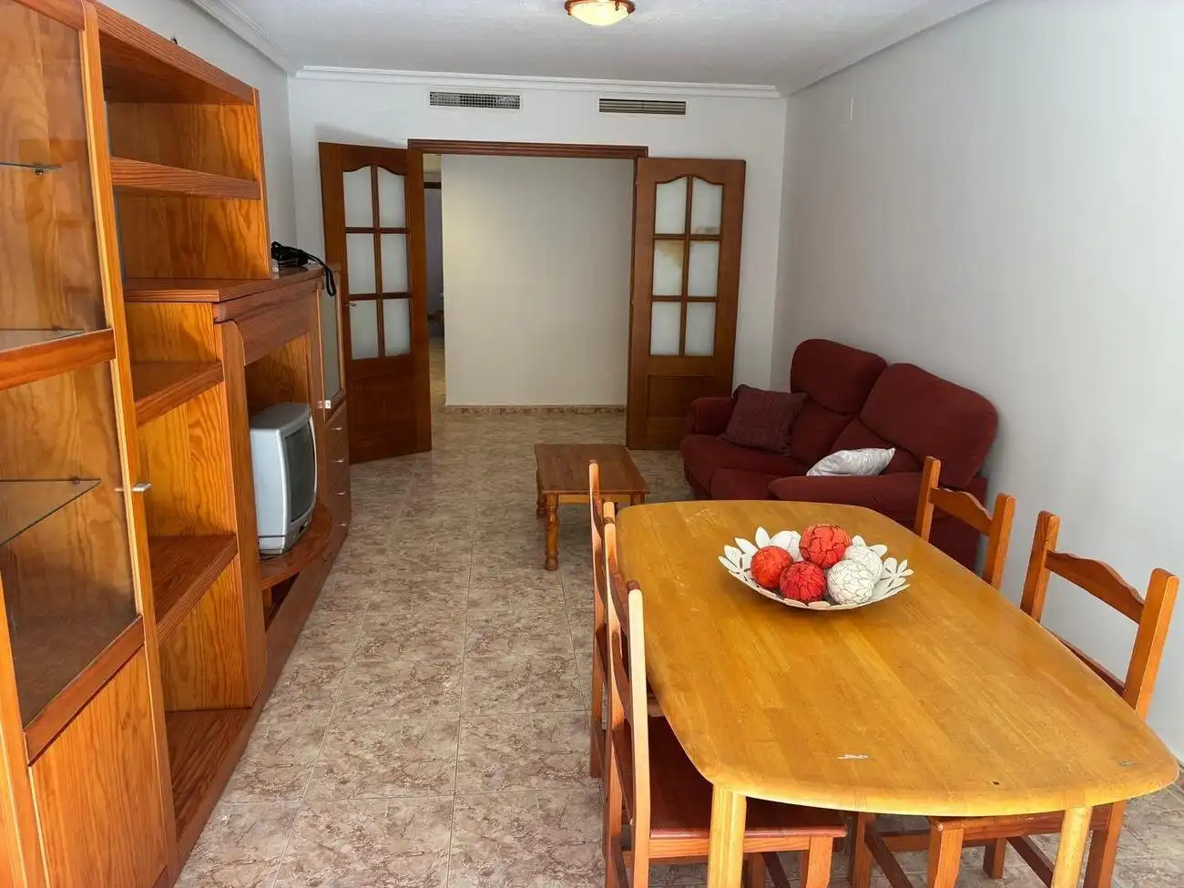 Sala de estar de Apartamento en venta en Almoradí con Calefacción, Terraza y Amueblado