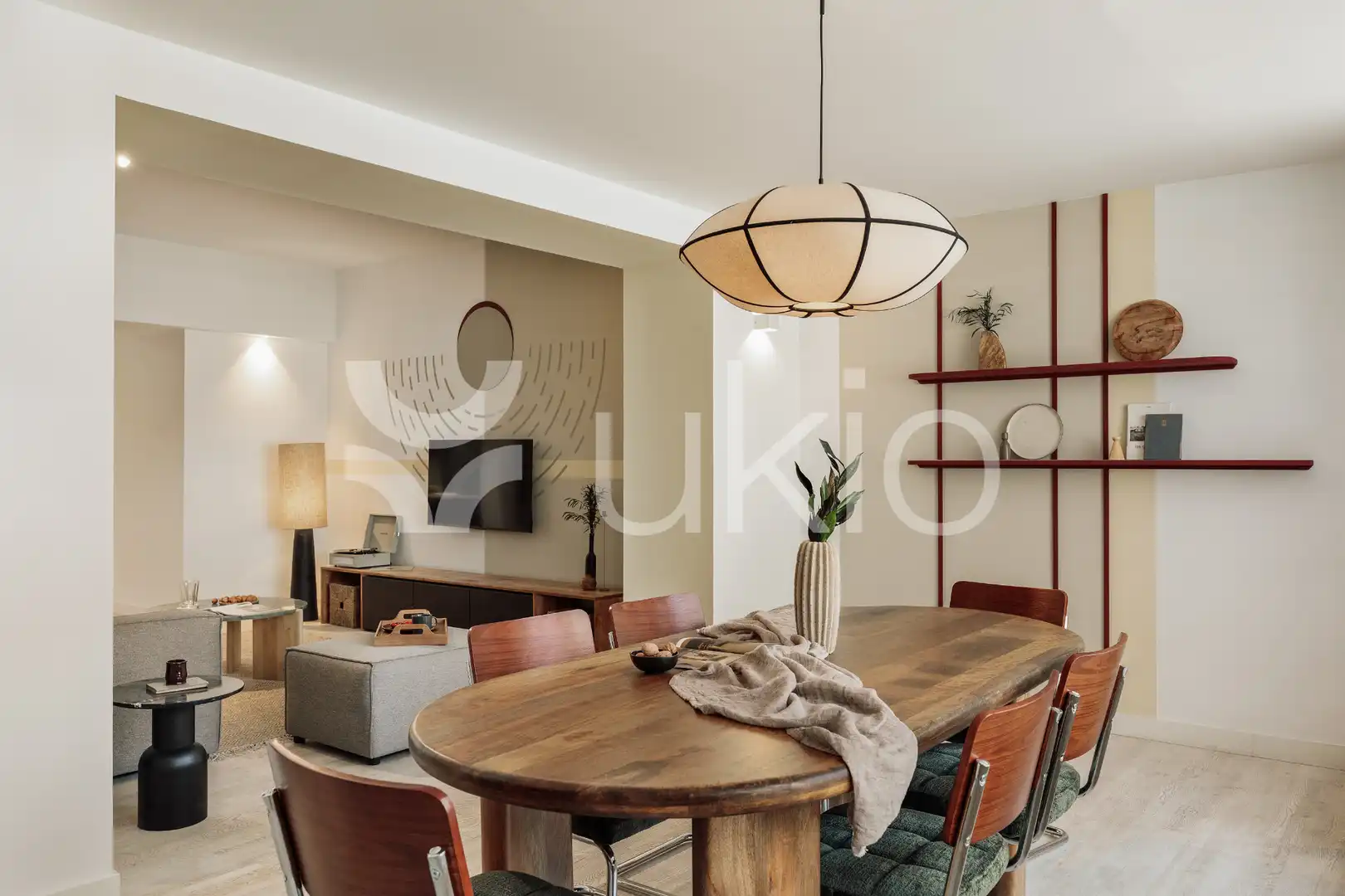 Sala d'estar de Apartament de lloguer en Barcelona amb Aire condicionat, Calefacció i Moblat